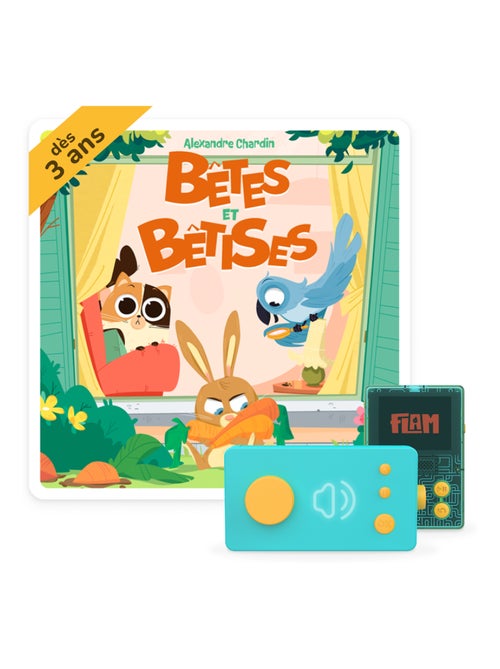 Lunii – Coffret Bêtes & Bêtises – Livre audio interactif dès 3 ans – Ma Fabrique à Histoires - Kiabi