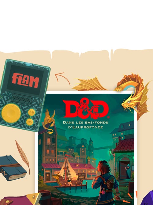 Lunii – Coffret Donjons & Dragons : Les Bas-Fonds d’Eauprofonde – Livre audio dès 9 ans – FLAM - Kiabi