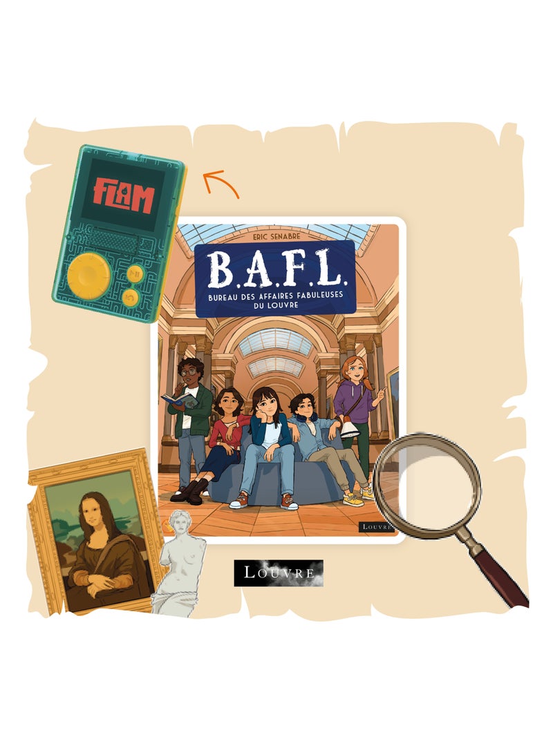 Lunii – Coffret Le Bureau des Affaires Fabuleuses du Louvre – Livre audio dès 9 ans pour FLAM Multicolore - Kiabi