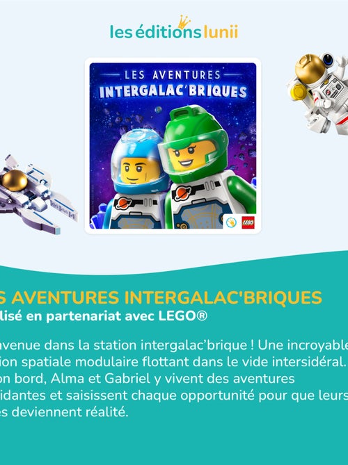 Lunii – Coffret Les Aventures Intergalac'Briques | Livre Audio Interactif dès 5 ans - Kiabi