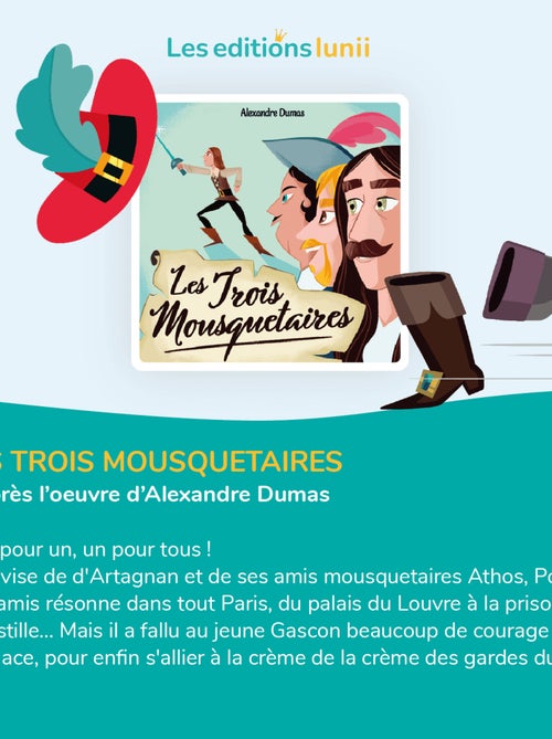 Lunii – Coffret Les trois mousquetaires – Livre audio dès 7 ans - Kiabi
