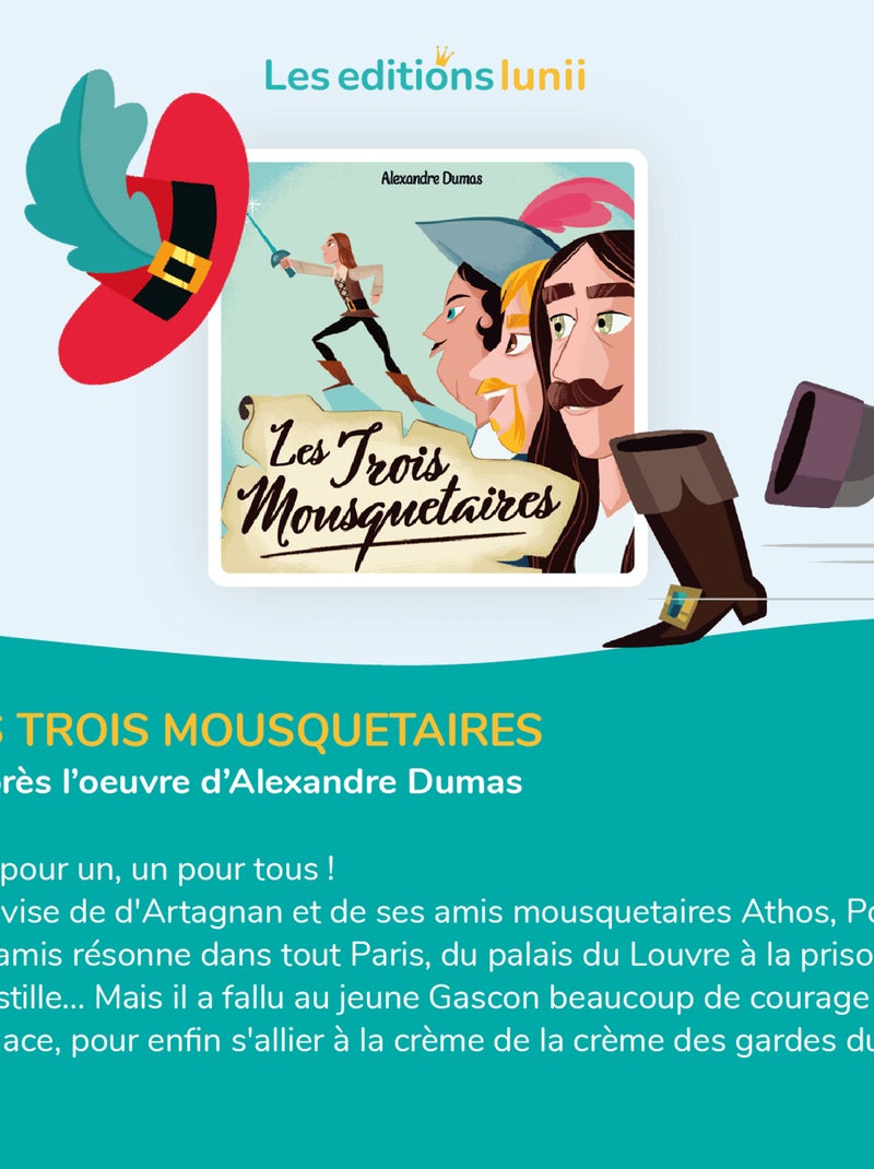 Lunii – Coffret Les trois mousquetaires – Livre audio dès 7 ans Multicolore - Kiabi
