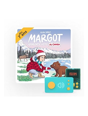 Lunii – Coffret Margot apprentie véto au Canada – Livre audio dès 7 ans