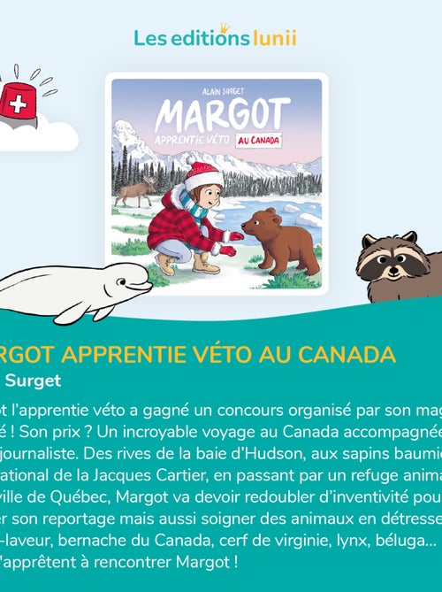 Lunii – Coffret Margot apprentie véto au Canada – Livre audio dès 7 ans - Kiabi