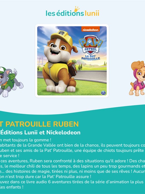 Lunii – Coffret Pat’Patrouille Ruben – Livre audio dès 3 ans – Ma Fabrique à Histoires - Kiabi