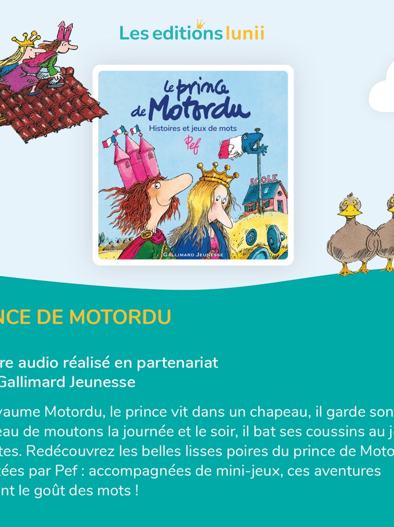 Lunii – Coffret Prince de Motordu – Livre audio dès 5 ans Multicolore - Kiabi