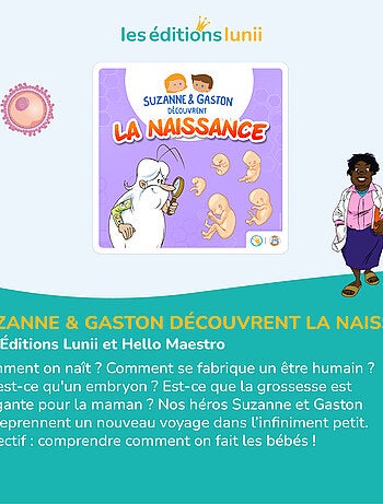 Lunii – Coffret Suzanne & Gaston : La Naissance – Livre audio dès 5 ans – Ma Fabrique à Histoires