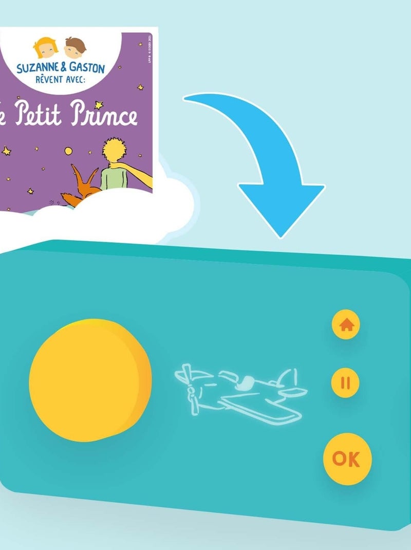 Lunii – Coffret Suzanne & Gaston rêvent avec Le Petit Prince – Livre audio dès 5 ans Multicolore - Kiabi