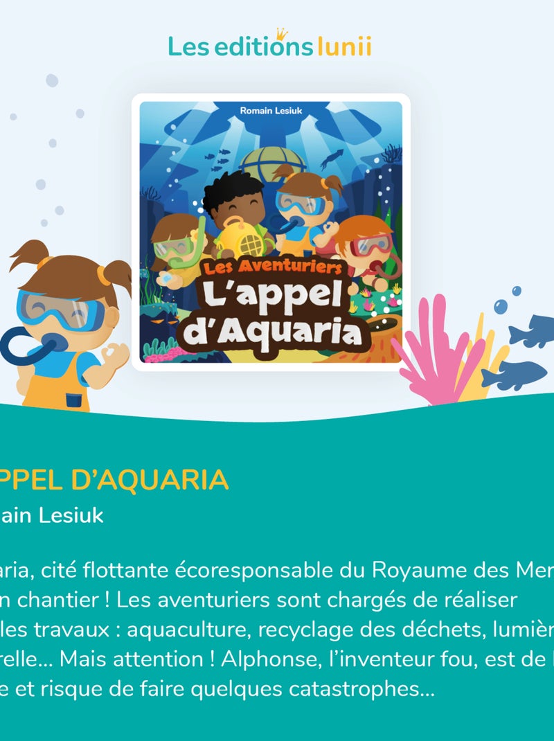 Lunii – L’Appel d’Aquaria – Livre Audio Interactif 5+ N/A - Kiabi