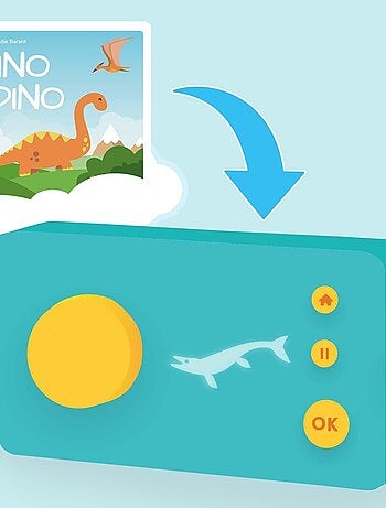 Lunii Livre Audio Interactif Dino Dino Dès 3 Ans