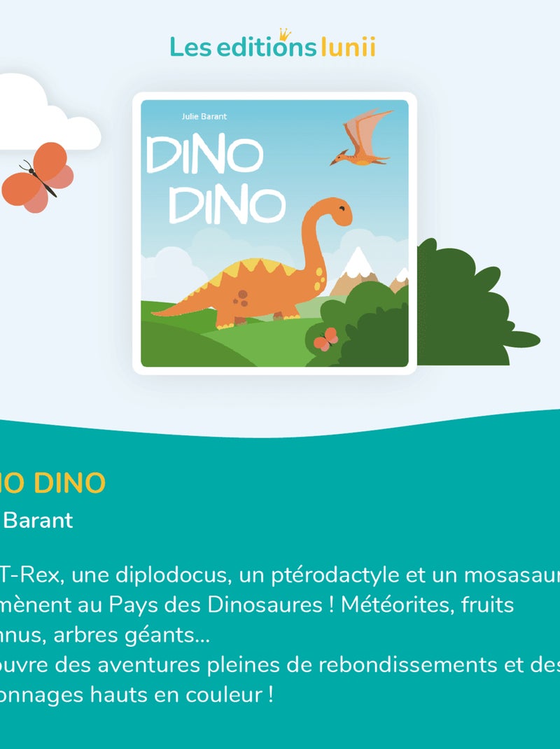 Lunii Livre Audio Interactif Dino Dino Dès 3 Ans Multicolore - Kiabi
