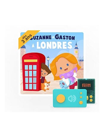 Lunii Livre Audio Interactif Suzanne et Gaston à Londres Dès 3 Ans