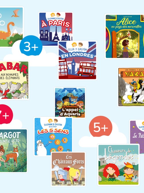 Lunii Livre Audio Interactif Suzanne et Gaston à Londres Dès 3 Ans - Kiabi