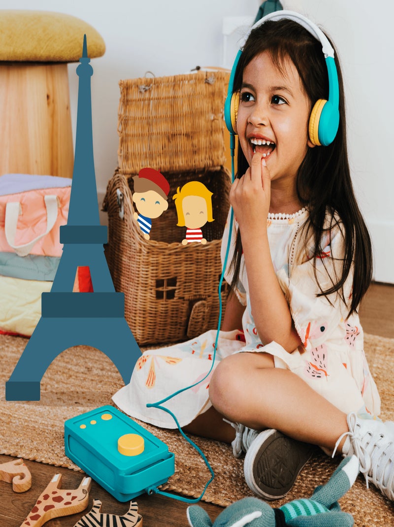 Lunii Livre Audio Interactif Suzanne et Gaston à Paris Dès 3 Ans Multicolore - Kiabi