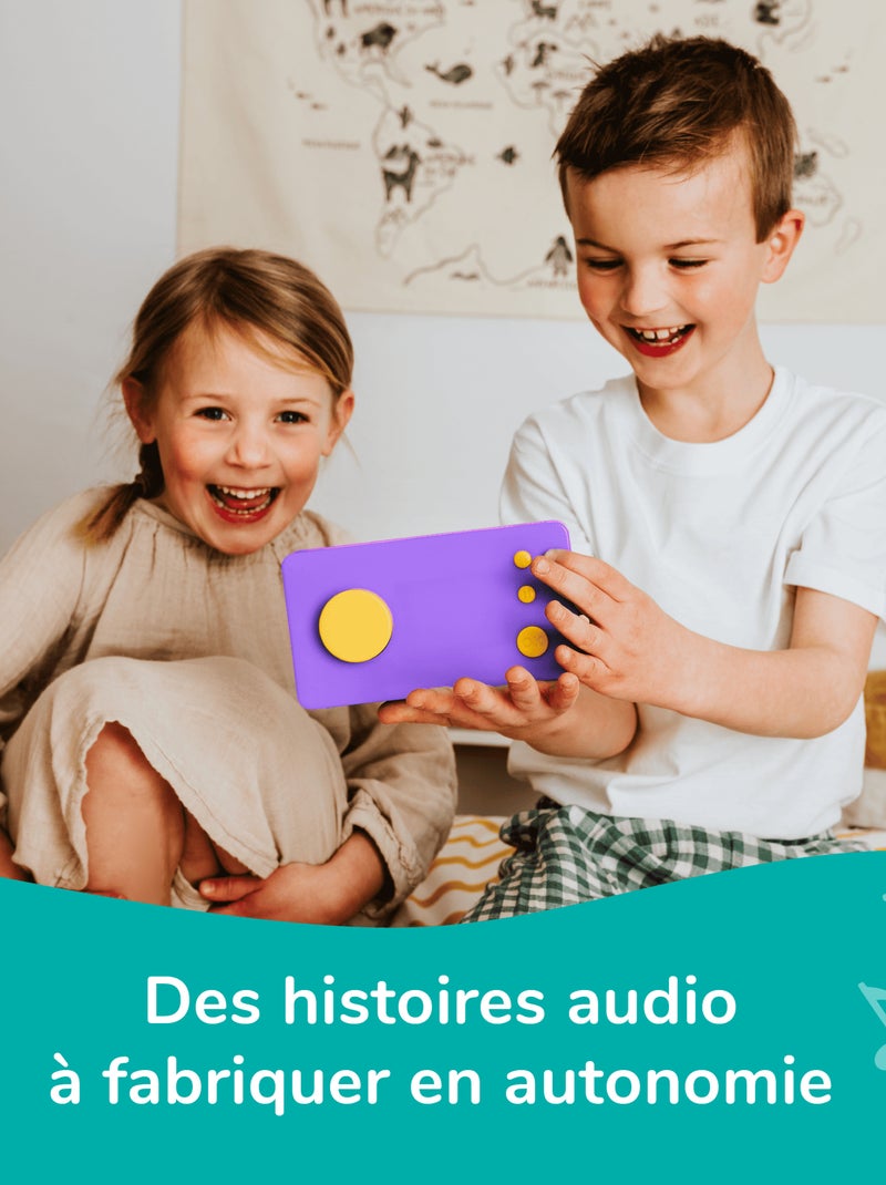 Lunii – Ma Fabrique à Histoires Violette – Conteuse 3-8 ans avec 24 histoires Violet - Kiabi