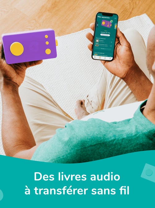 Lunii – Ma Fabrique à Histoires Violette – Conteuse 3-8 ans avec 24 histoires - Kiabi Lunii – Ma Fabrique à Histoires Violette – Conteuse 3-8 ans avec 24 histoires - Kiabi