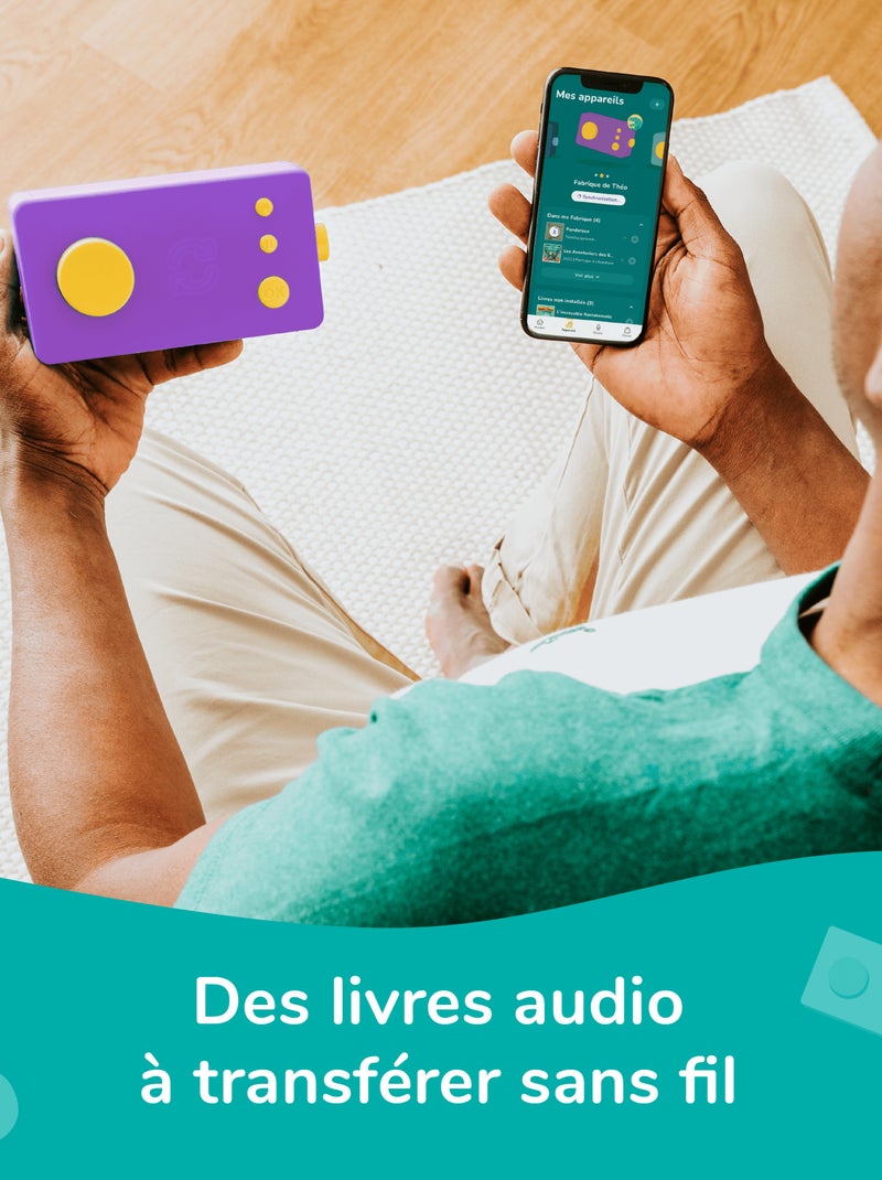 Lunii – Ma Fabrique à Histoires Violette – Conteuse 3-8 ans avec 24 histoires Violet - Kiabi