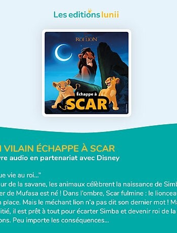 Lunii – Pack 2 livres audio Disney interactifs – Pour conteuses Ma Fabrique à Histoires ou FLAM