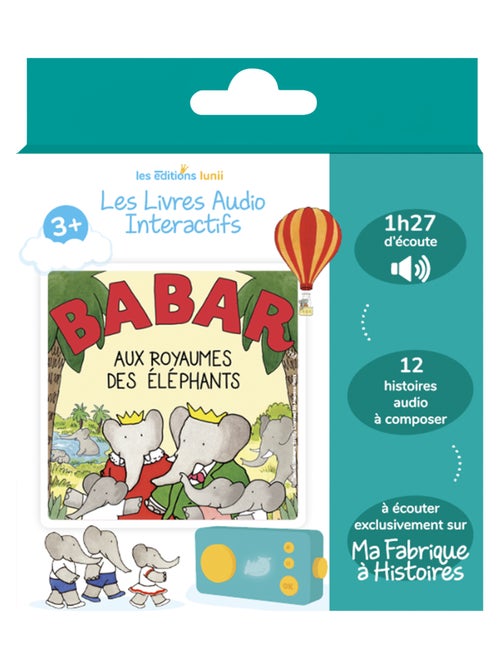 Lunii – Pack 3 livres audio interactifs – Pour conteuses Ma Fabrique à Histoires ou FLAM – dès 3 ans - Kiabi