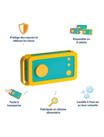 Lunii – Pack accessoires – Casque Vert + Coque Jaune