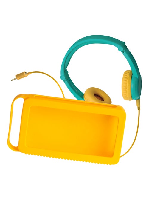 Lunii – Pack accessoires – Casque Vert + Coque Jaune - Kiabi
