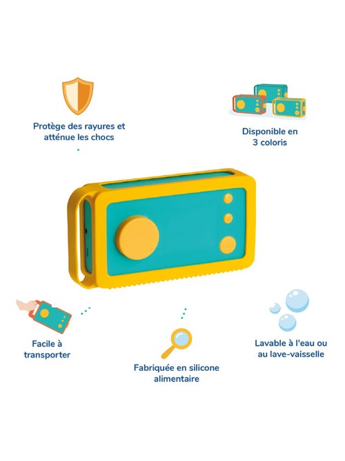 Lunii – Pack accessoires – Casque Vert + Coque Jaune - Kiabi