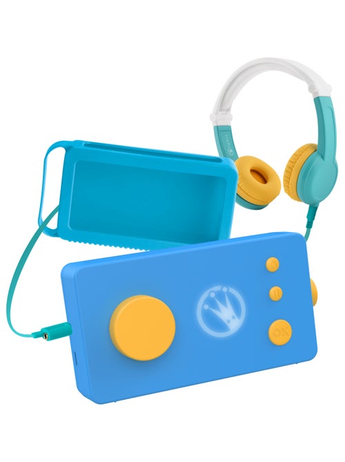 Lunii – Pack Ma Fabrique à Histoires Bleue avec Casque audio Octave et sa Coque Odile Bleue - Kiabi