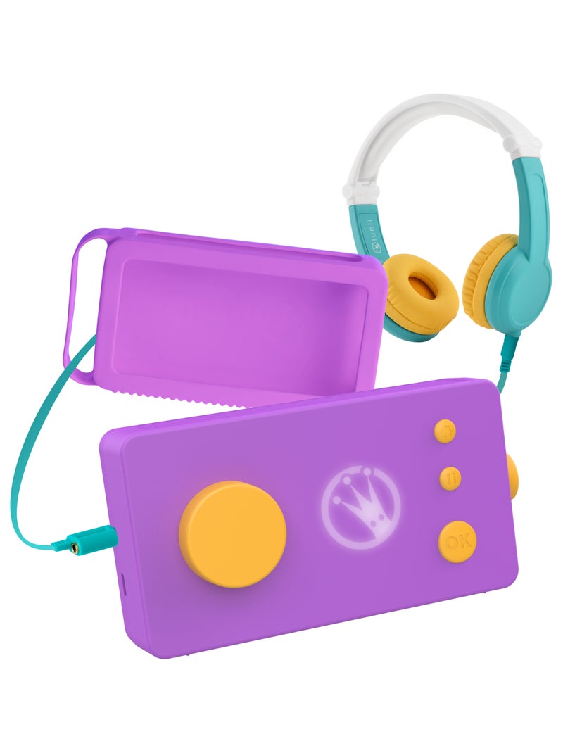 Lunii – Pack Ma Fabrique à Histoires Violette avec Casque audio Octave et sa Coque Odile Violette Violet - Kiabi