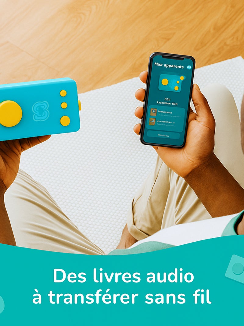 Lunii – Pack Voyage Ma Fabrique à Histoires Verte avec Casque audio Vert N/A - Kiabi