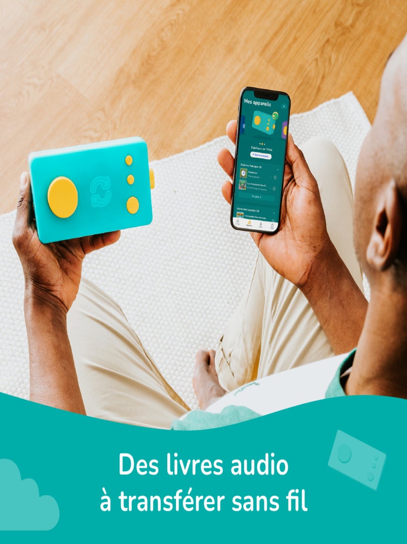 Lunii – Pack Voyage Ma Fabrique à Histoires Verte avec Casque audio Vert N/A - Kiabi