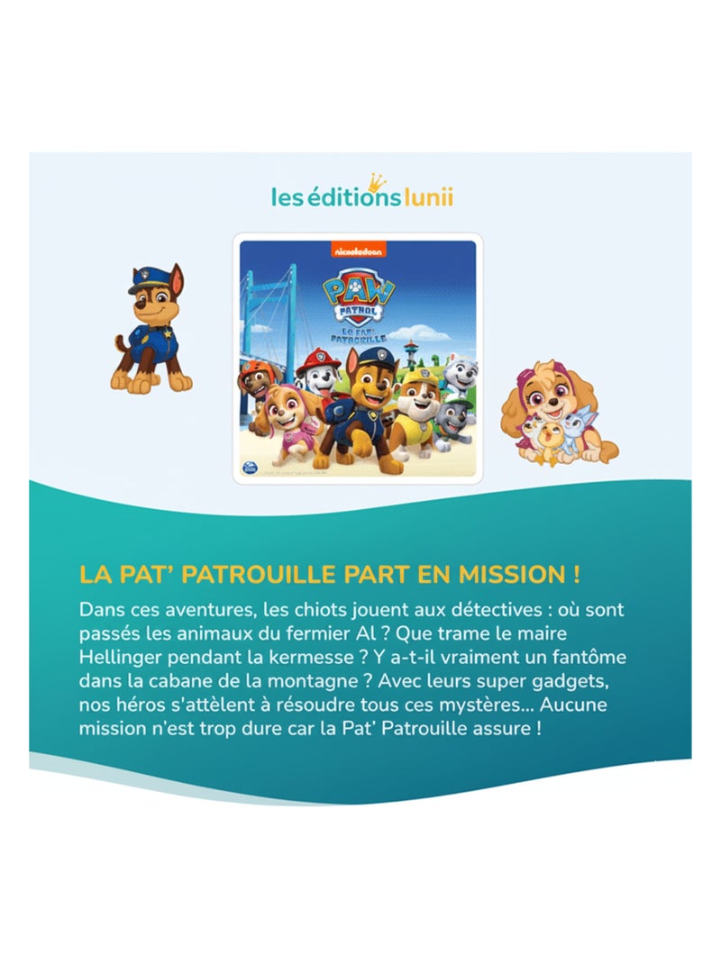 Lunii – Pat’Patrouille Volume 2 – Livre Audio Interactif dès 3 ans – Pour Ma Fabrique à Histoires N/A - Kiabi