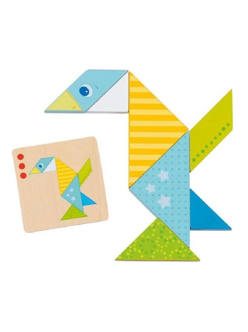 L'univers coloré du tangram Beige - Kiabi