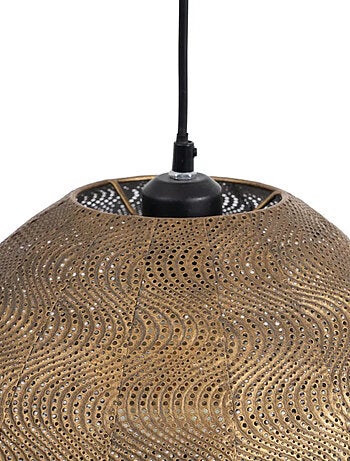 Lustre en métal patiné