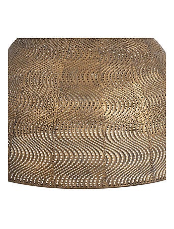 Lustre en métal patiné