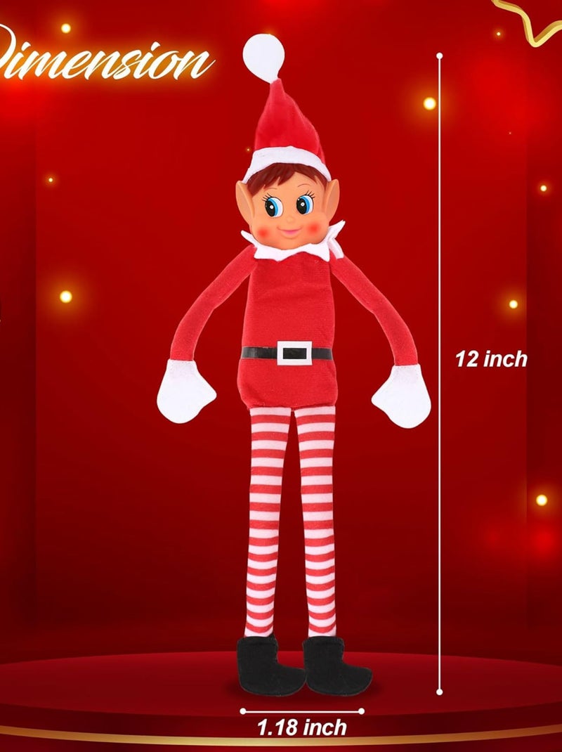 Lutin Farceur Fille 30cm - Mercier Rouge - Kiabi