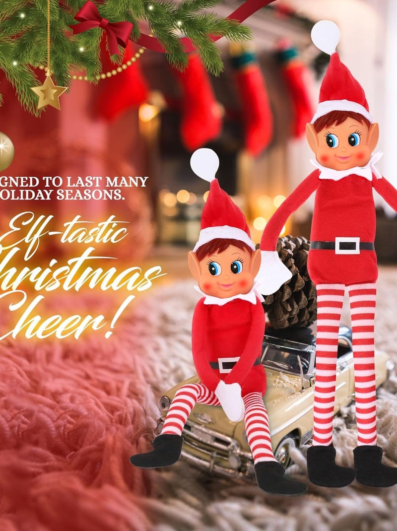 Lutin Farceur Fille 30cm - Mercier Rouge - Kiabi