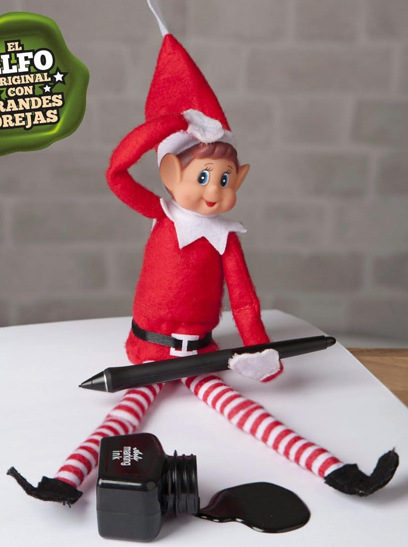 Lutin Farceur Garçon 30cm - Mercier Rouge - Kiabi