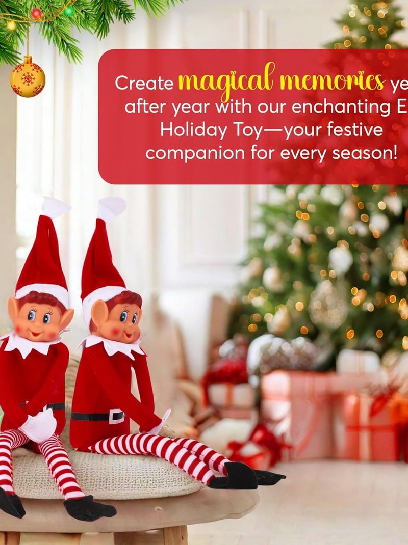 Lutin Farceur Garçon 30cm - Mercier Rouge - Kiabi