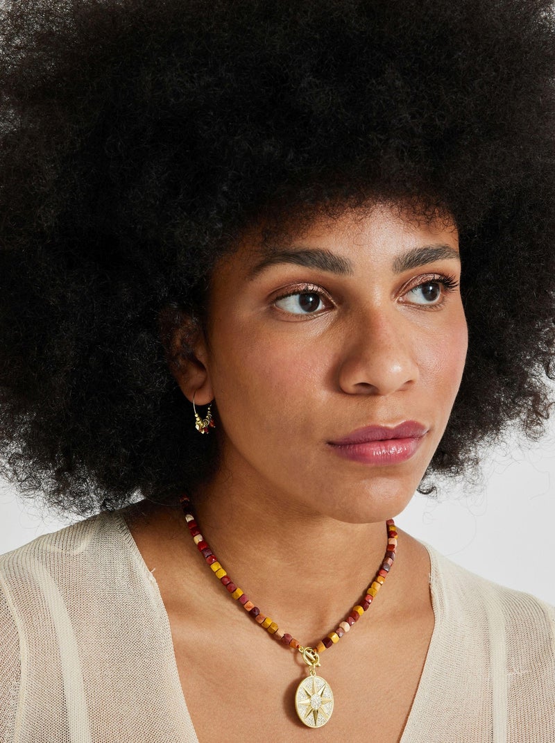 Luxenter Akrul Boucles d'oreilles en argent 925 Multicolore - Kiabi