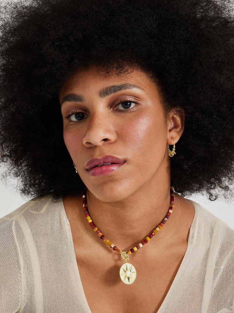 Luxenter Akrul Boucles d'oreilles en argent 925 Multicolore - Kiabi