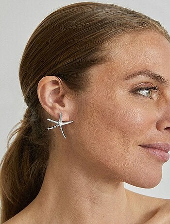 Luxenter Amiri Boucles d'oreilles rhodiées