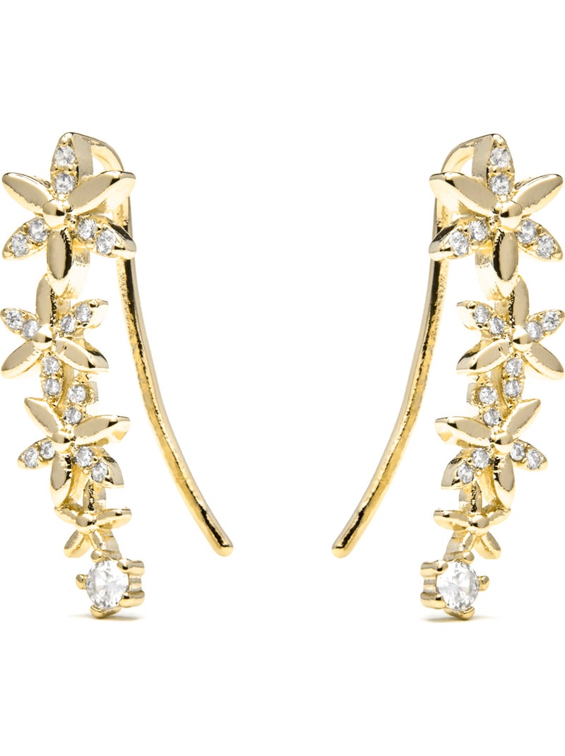 Luxenter Anah Boucles d'oreilles et plaqué or 18k Argent - Kiabi