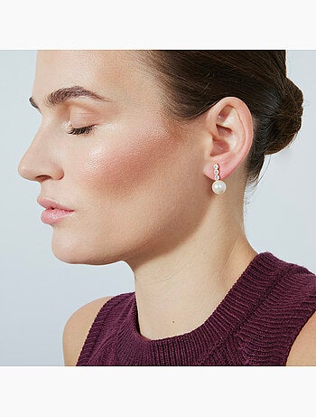 Luxenter Anu Boucles d'oreilles et plaqué or 18k