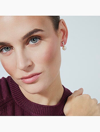 Luxenter Anu Boucles d'oreilles et plaqué or 18k