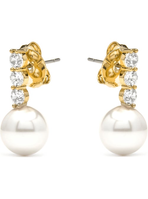 Luxenter Anu Boucles d'oreilles et plaqué or 18k - Kiabi Luxenter Anu Boucles d'oreilles et plaqué or 18k - Kiabi