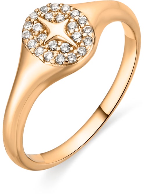 Luxenter Bague Luxenter et plaqué or 18k avec zircon brillant - Ilith - Kiabi Luxenter Bague Luxenter et plaqué or 18k avec zircon brillant - Ilith - Kiabi
