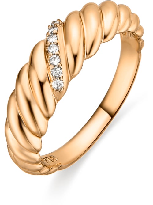 Luxenter Bague Luxenter et plaqué or 18k avec zircon cubique brillant - Bododo - Kiabi Luxenter Bague Luxenter et plaqué or 18k avec zircon cubique brillant - Bododo - Kiabi