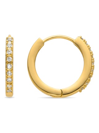 Luxenter Boucles d'oreilles Ariuk finition or jaune 18k
