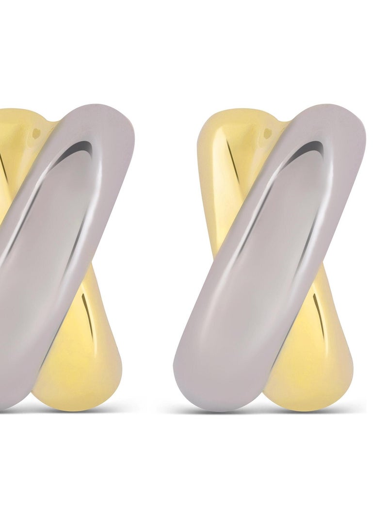 Luxenter Boucles d'oreilles Dumiso finition multicolore Doré/or - Kiabi