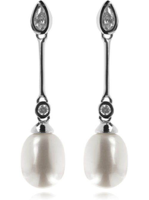 Luxenter Boucles d'oreilles en argent 925 avec perle blanche rhodiée - Raton laveur - Kiabi Luxenter Boucles d'oreilles en argent 925 avec perle blanche rhodiée - Raton laveur - Kiabi